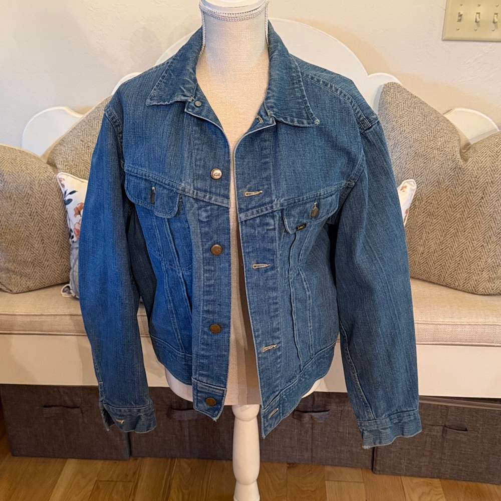 Vintage Men’s Lee Blue Denim Jacket